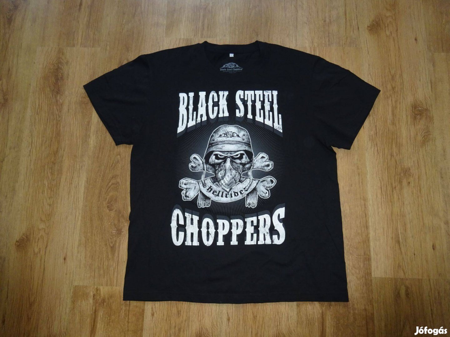 L es Black Steel chopper motoros póló - chopperos