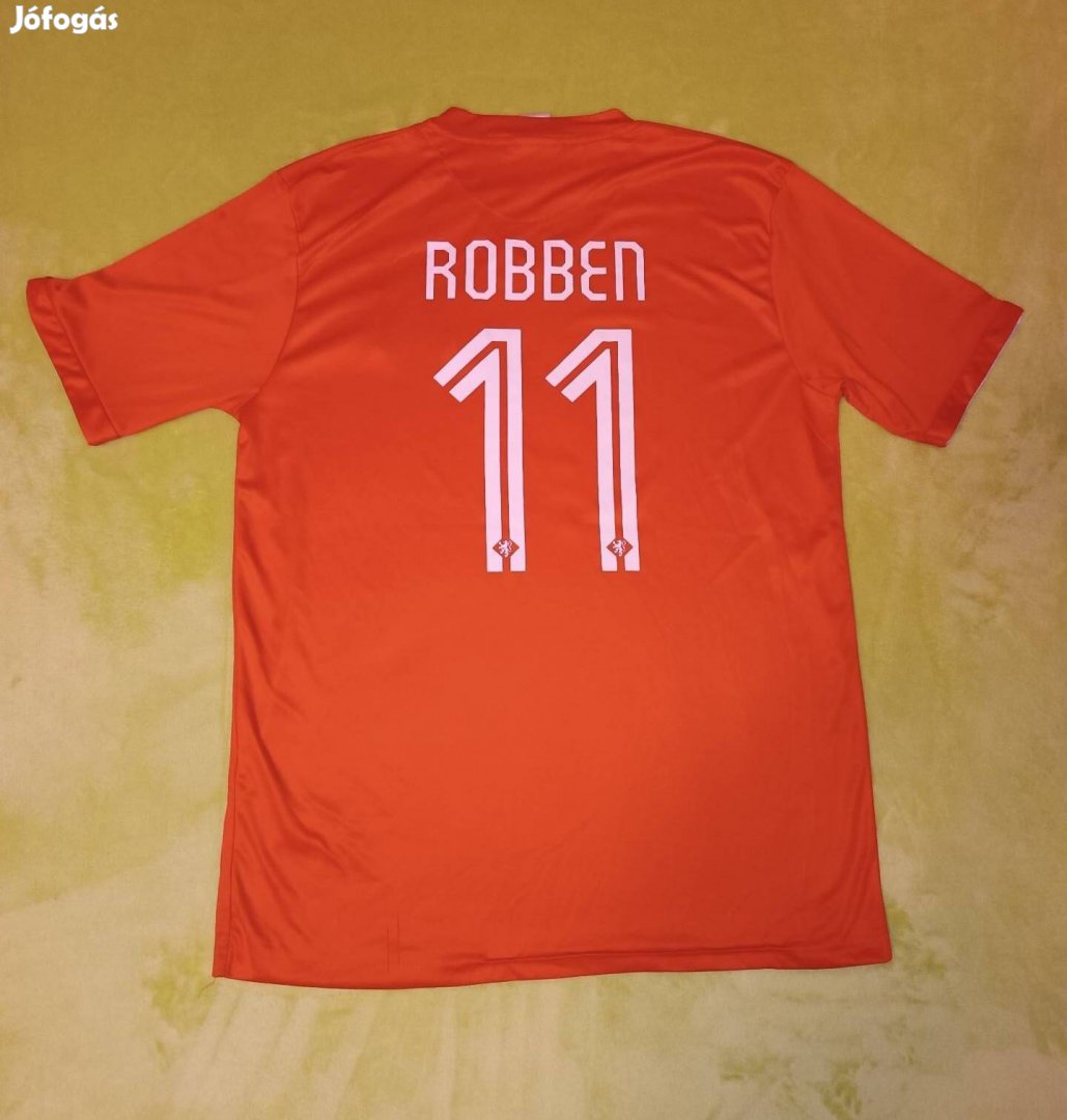 L-es Nike Arjen Robben Hollandia válogatott (2014/15) hazai mez