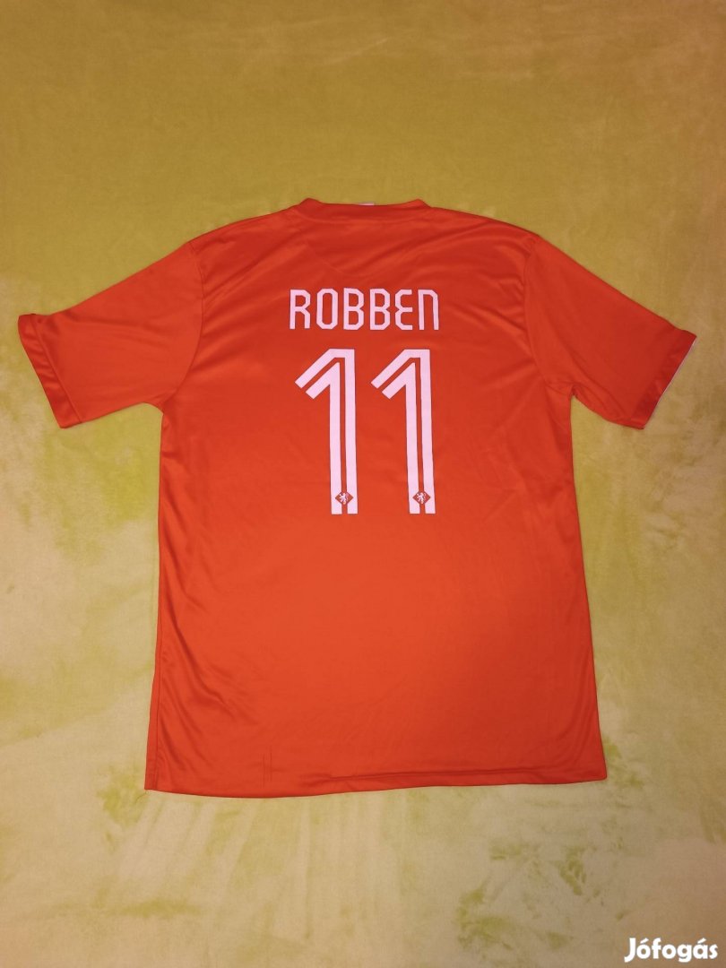 L-es Nike Arjen Robben Hollandia válogatott (2014/15) hazai mez 