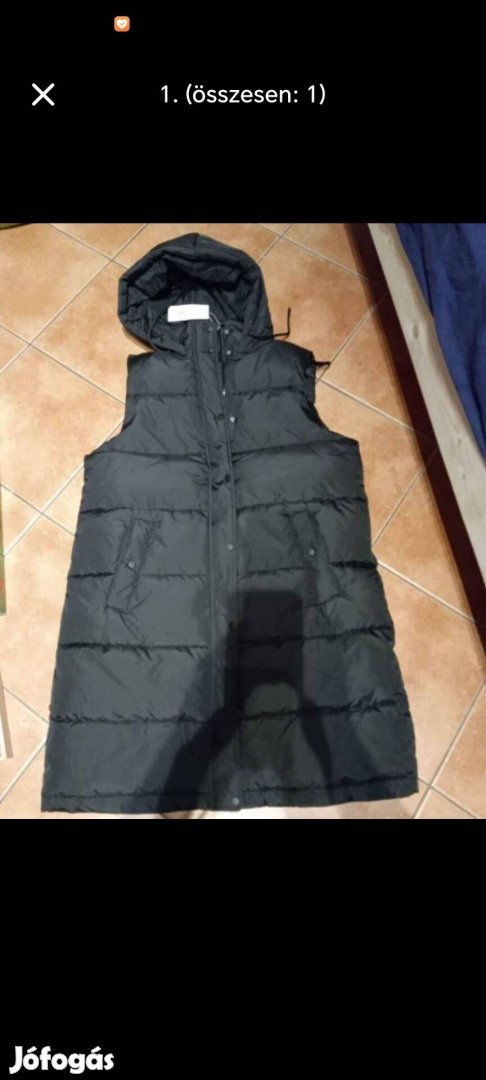 L-es női hosszú mellény 