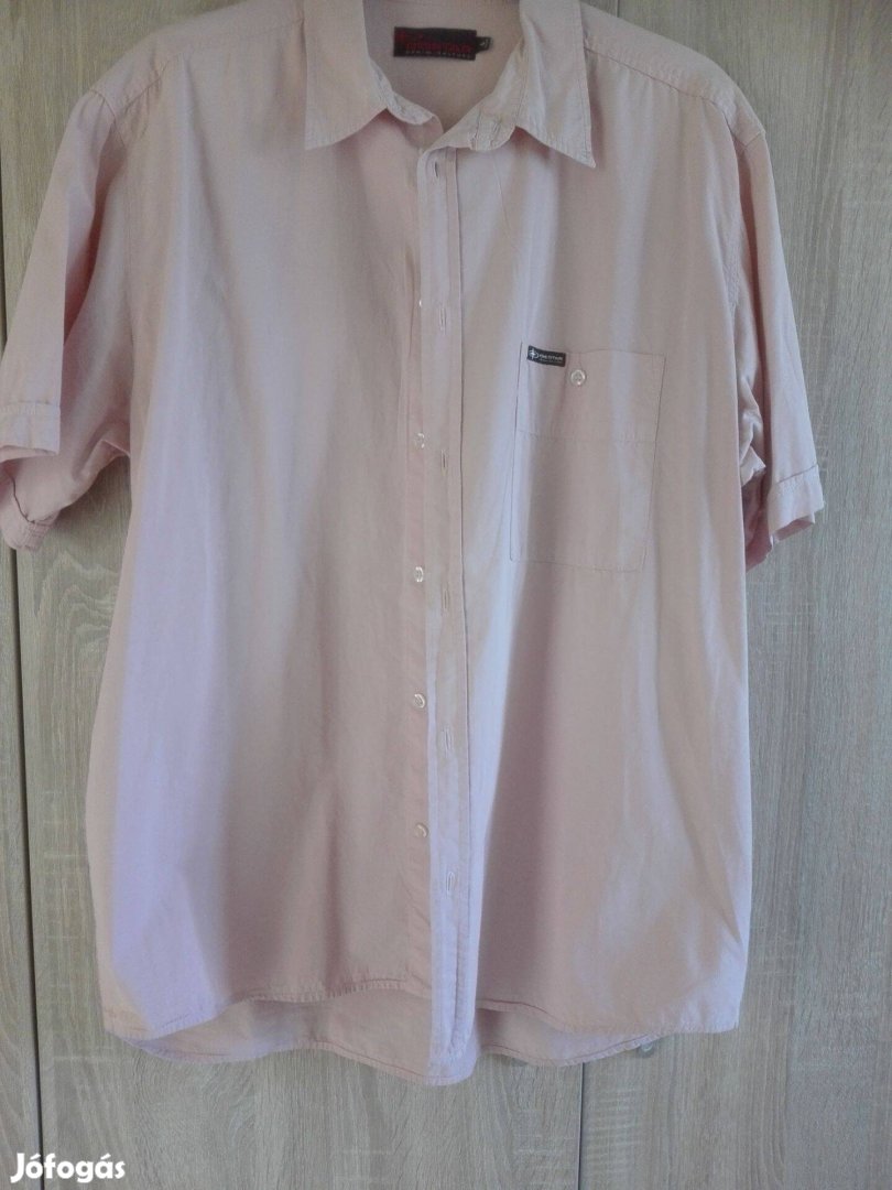 L-es rózsaszín férfi ing