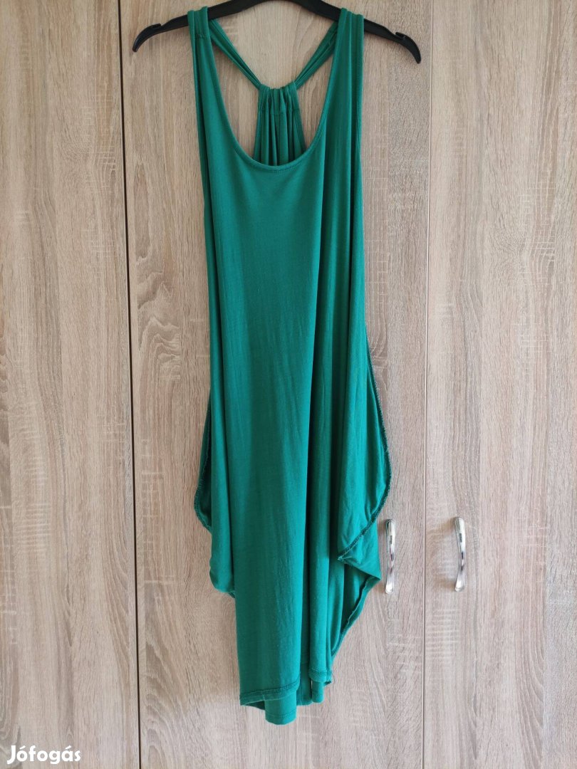 L-es zöld pamut női ruha