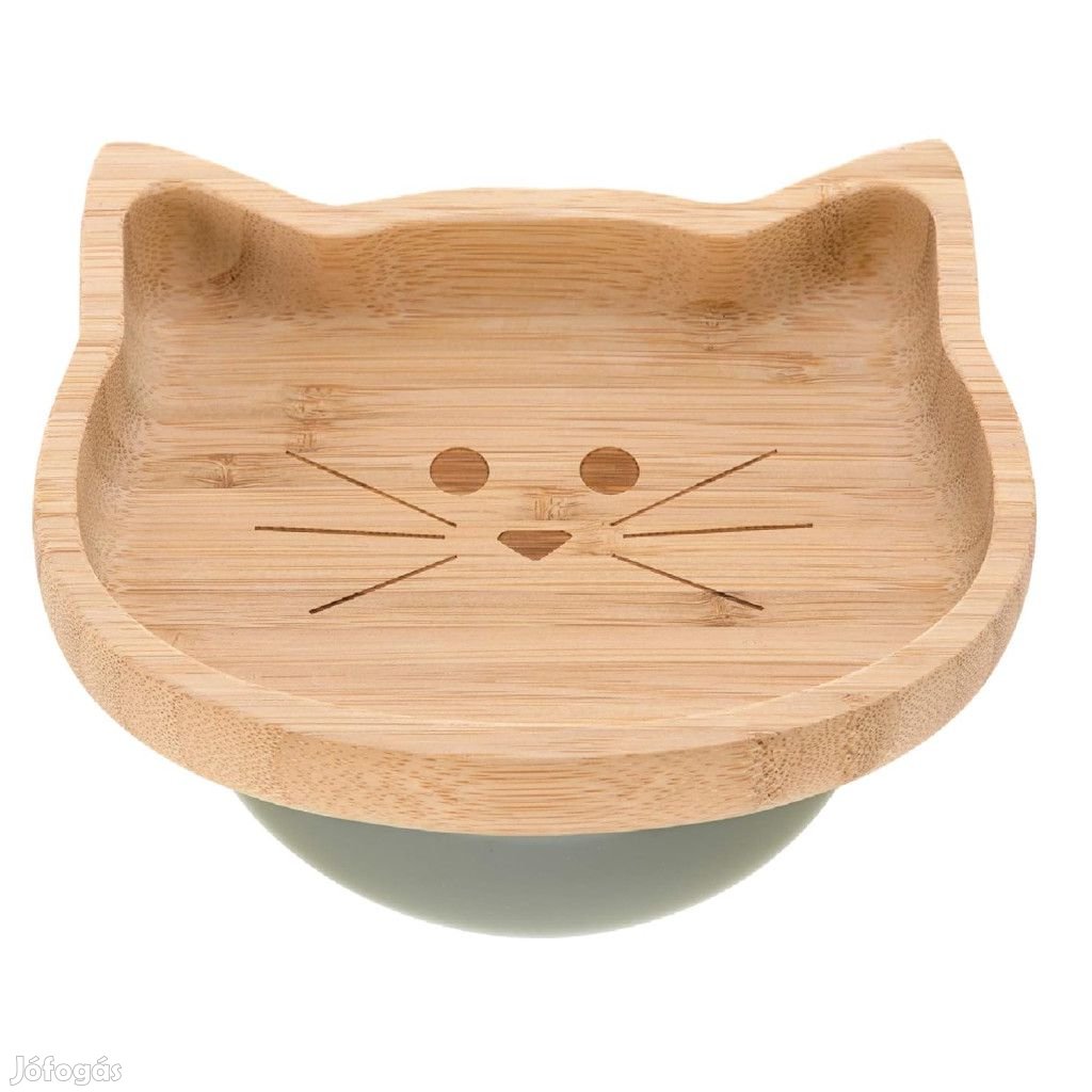 Lssig tapadókorngos fa snack tányér, OUTLET termék