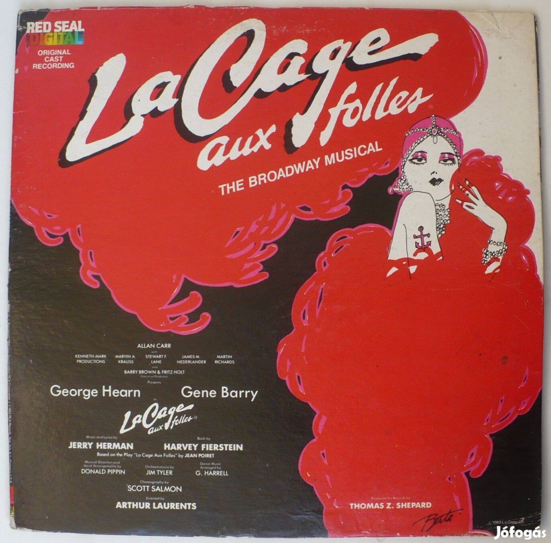 La cage aux folles - Őrült nők ketrece (The Broadway musical, USA LP