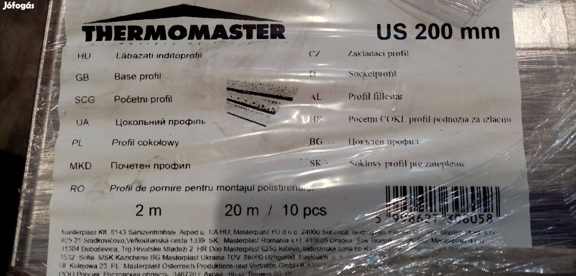 Lábazati indító profil