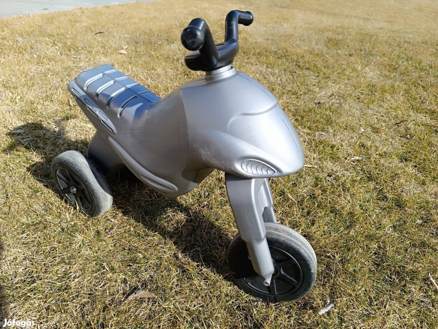 Lábbal hajtós Super Bike szürke kismotor