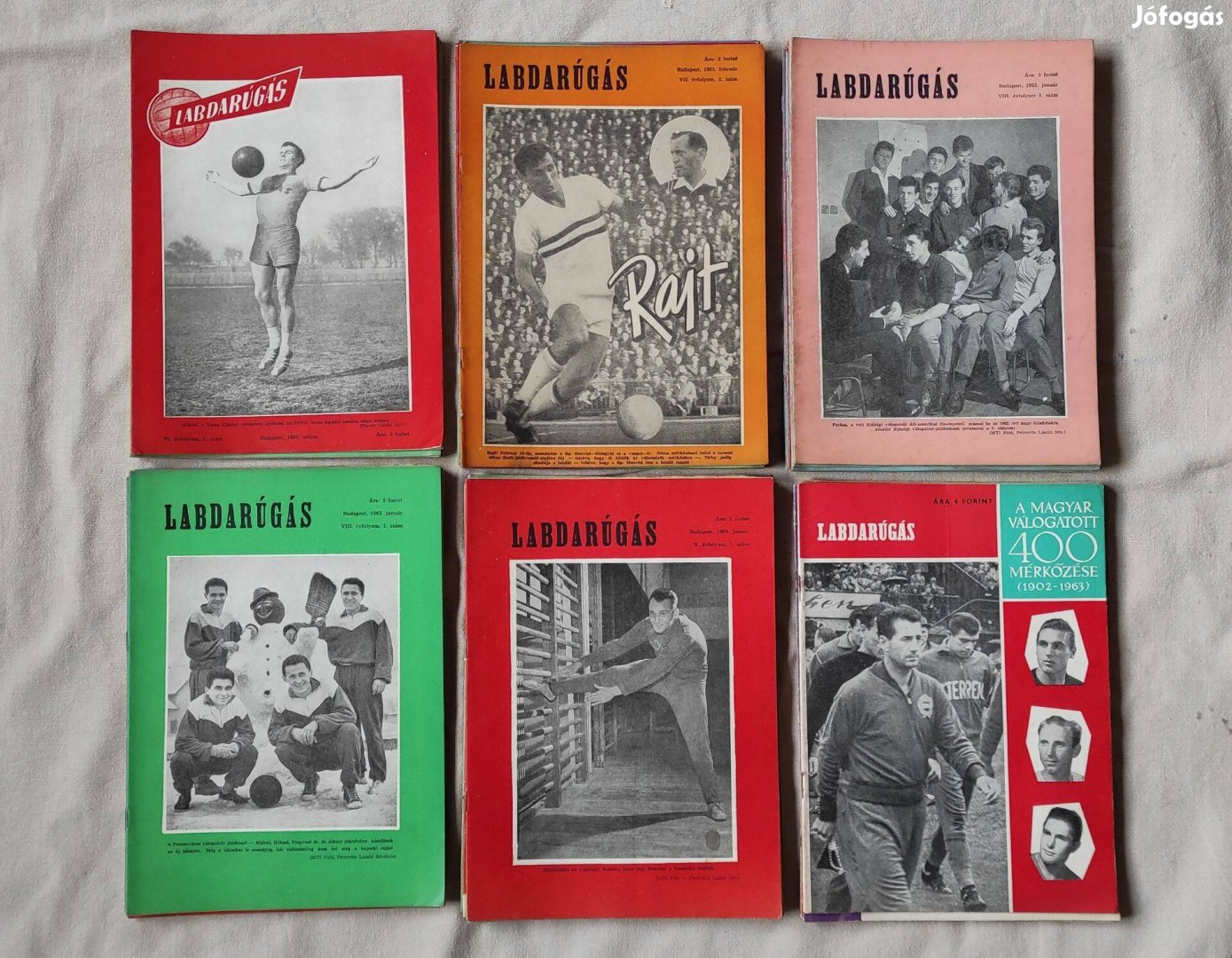 Labdarugás újság - 56 db