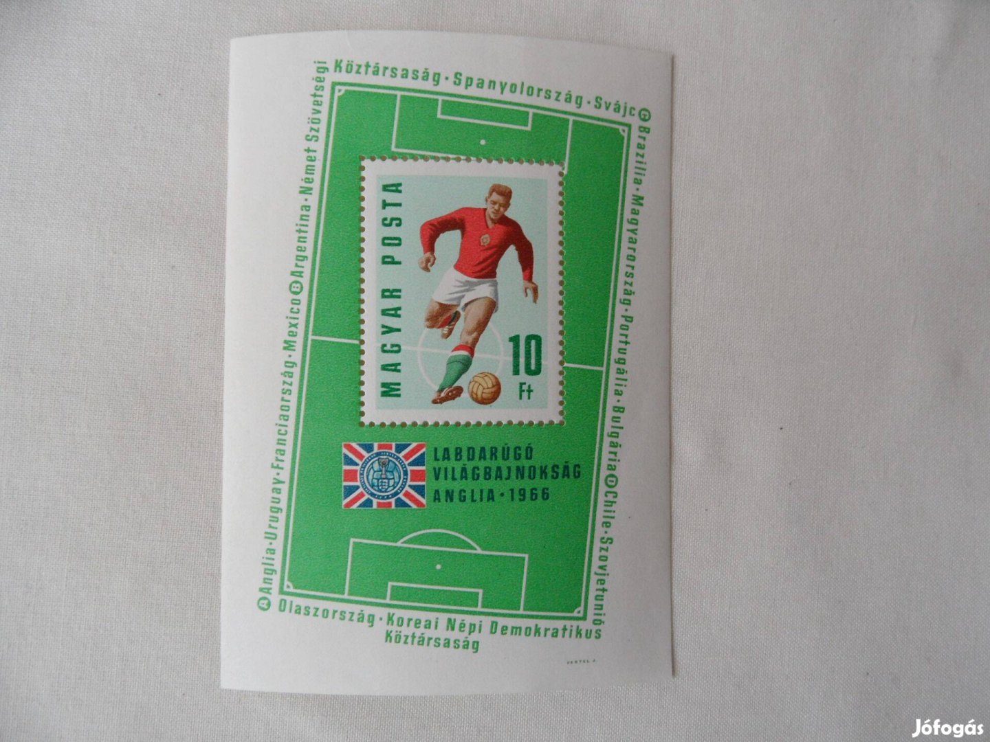 Labdarúgó Világbajnokság bélyeg ( Anglia 1966 )