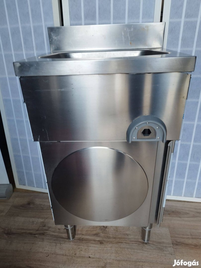 Lábon álló rozsdamentes kézmosó