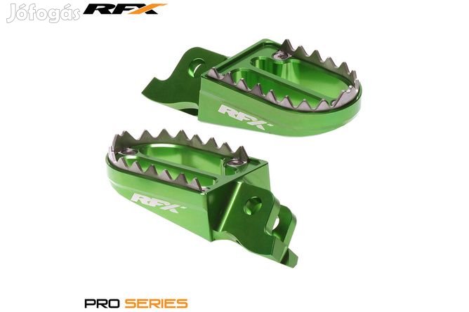 Lábtartó RFX Pro Series 2 zöld Kawasaki KXF 250 / 450