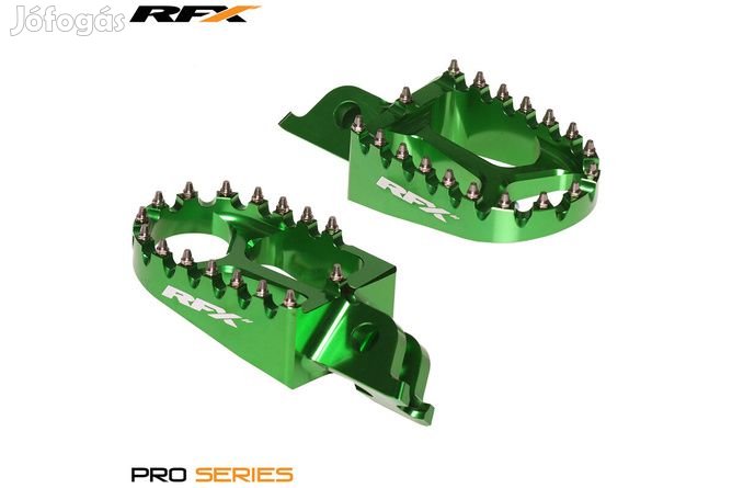 Lábtartók RFX Pro zöld Kawasaki KXF 250 / 450