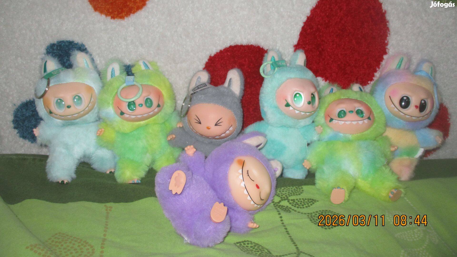 Labubu plüssök Újak!