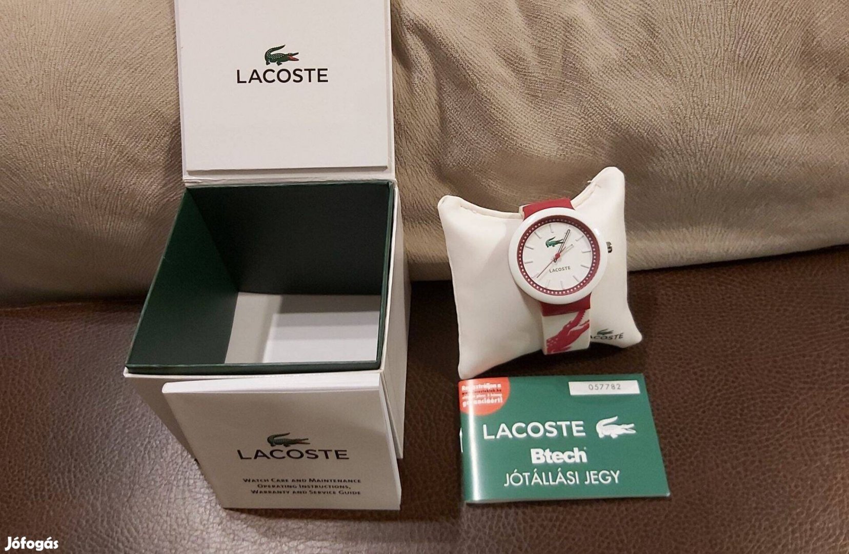 Lacoste Goa 2010523 női fehér-rózsaszín karóra