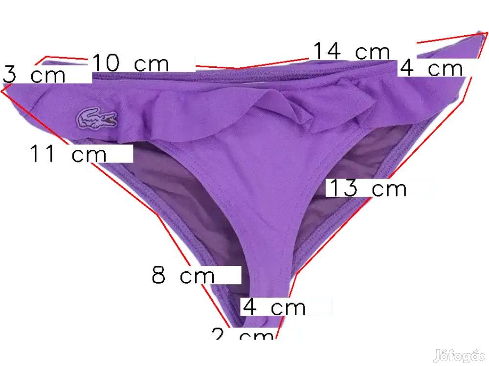 Lacoste Új (címkés) Lány Bikini alsó (Méret: 86)