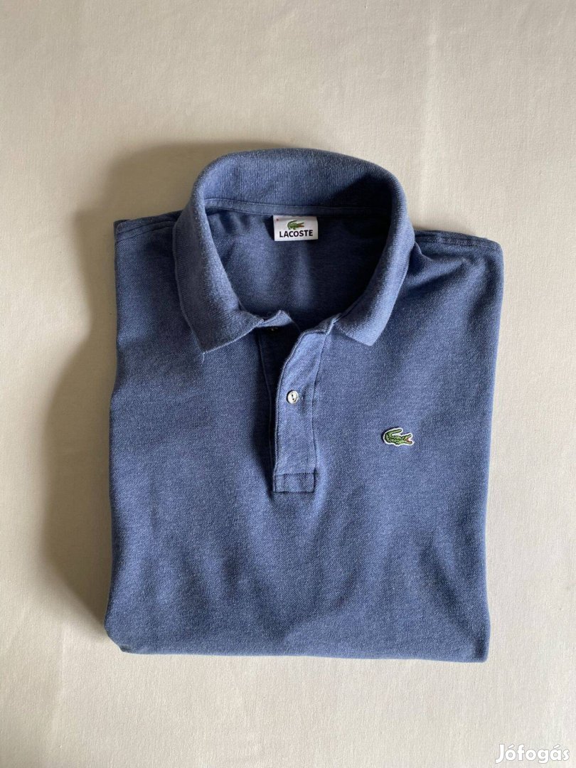 Lacoste férfi galléros hosszú ujjú póló XXL-es