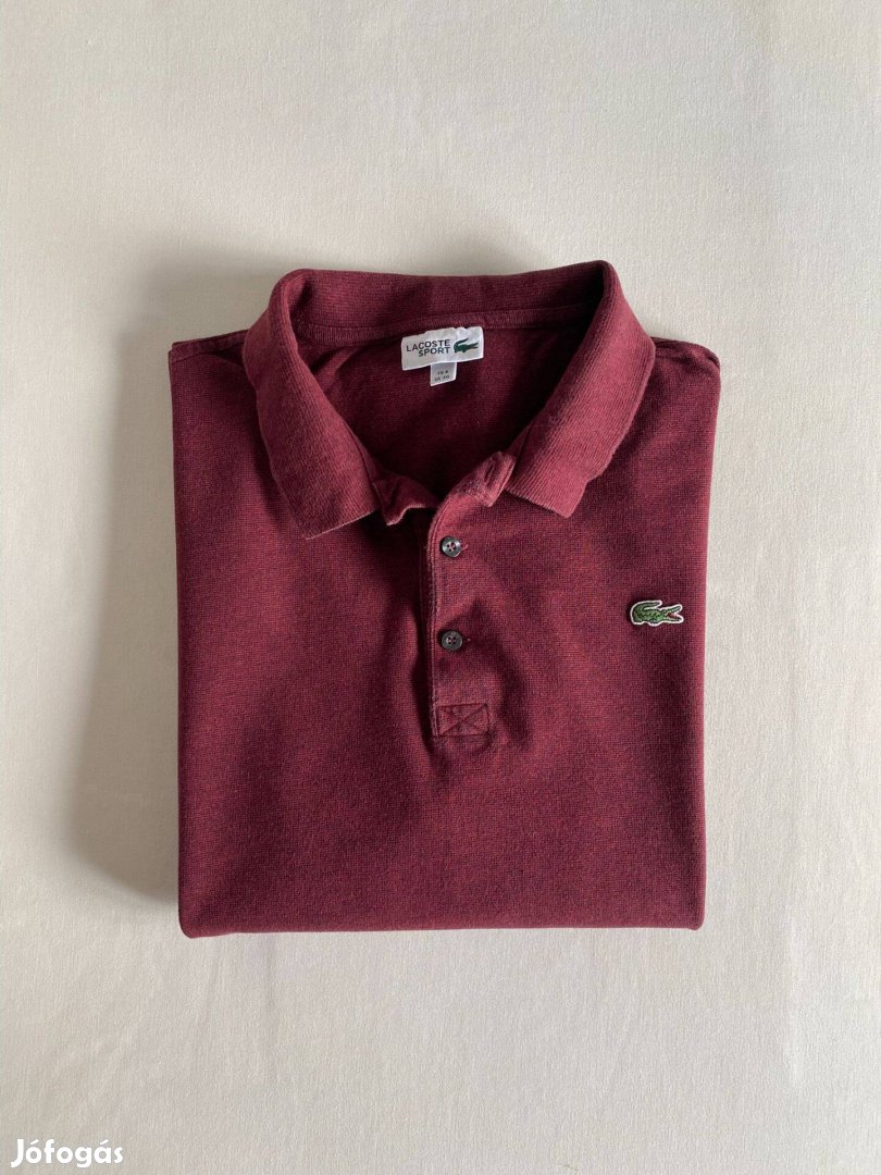 Lacoste férfi galléros póló, 8-as, XXL-es