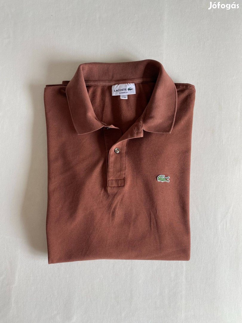 Lacoste férfi galléros póló, 9-es/3XL-es