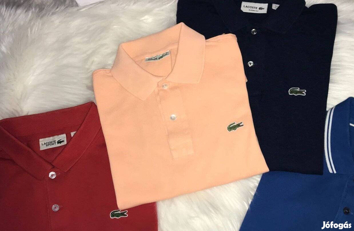 Lacoste férfi póló - S