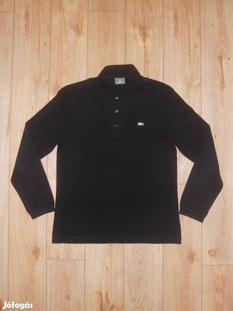Lacoste hosszú ujjú galléros felső (M-es)
