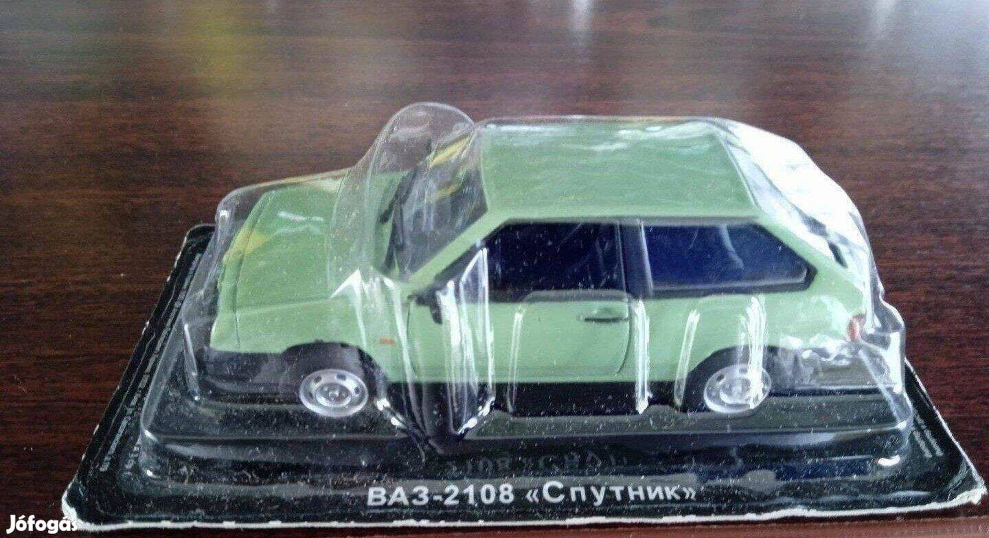 Lada 2108 zöld kisauto modellek 1/43 Eladó