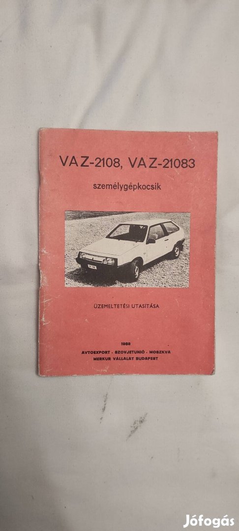 Lada Samara VAZ 2108 VAZ 21083 üzemeltetési utasítása