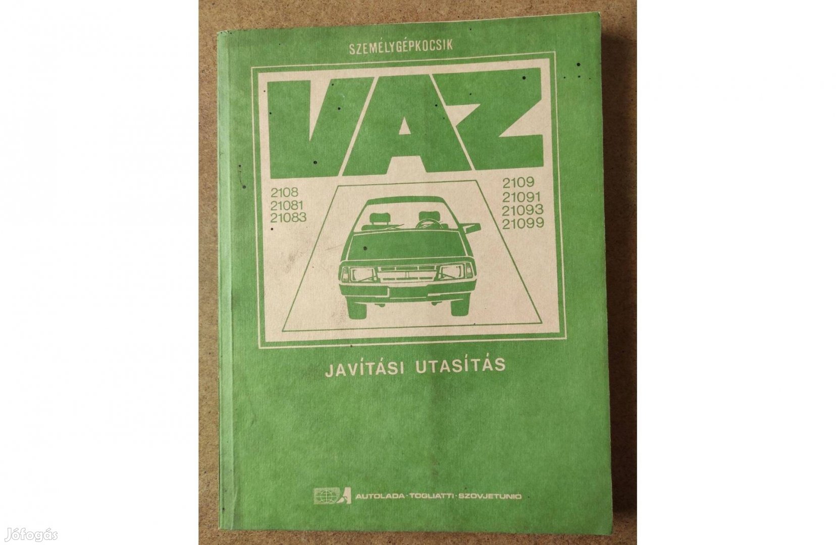 Lada Szamara 2108, 2109 javítási könyv