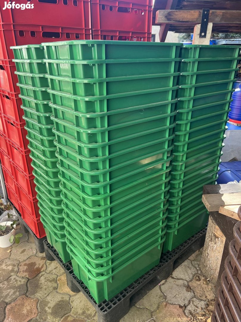 Láda, műanyag, Szüretelő, tejes, húsos, 45L