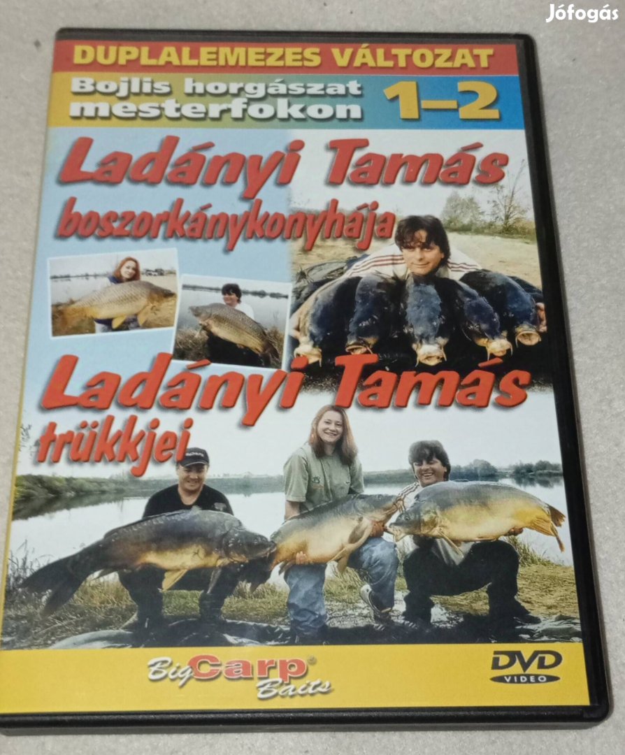 Ladányi Tamás Bojlis horgászat mesterfokon1-2 DVD Filmek