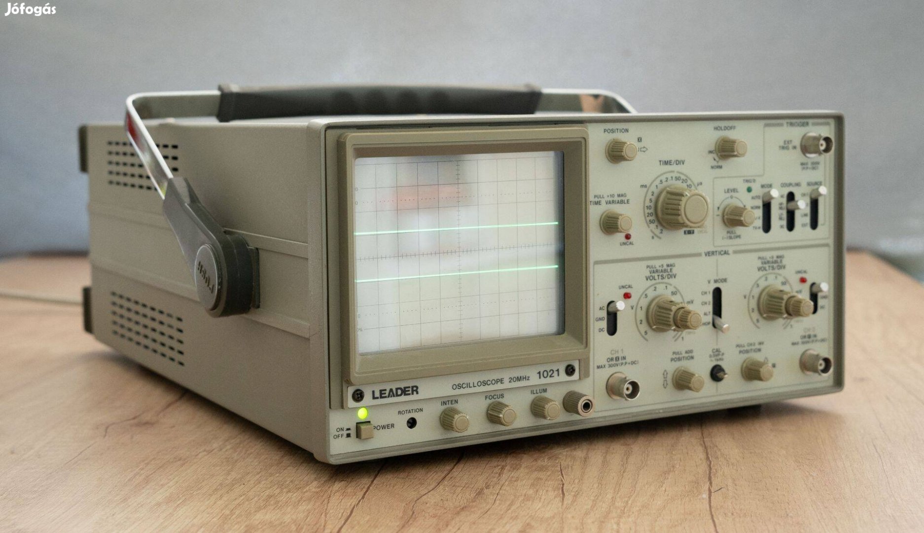 Lader 1021 2x20MHz oscilloscope, oszcilloszkóp