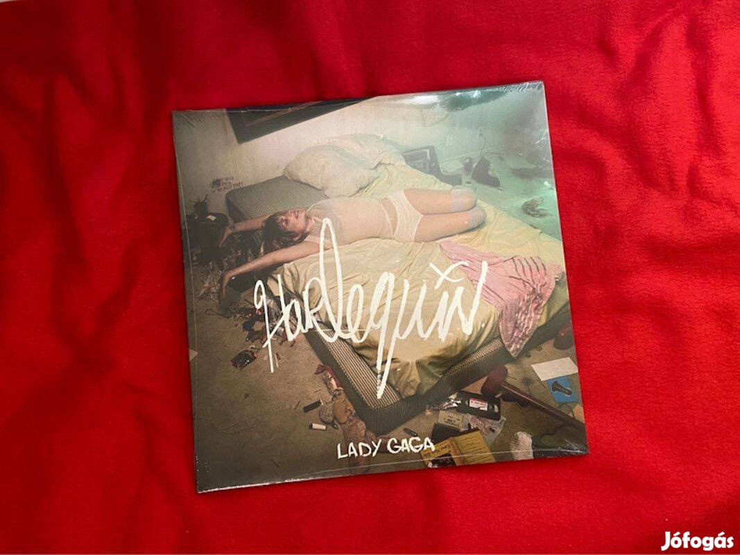 Lady Gaga Harlequin 12 fehér bakelit Webstore Excl