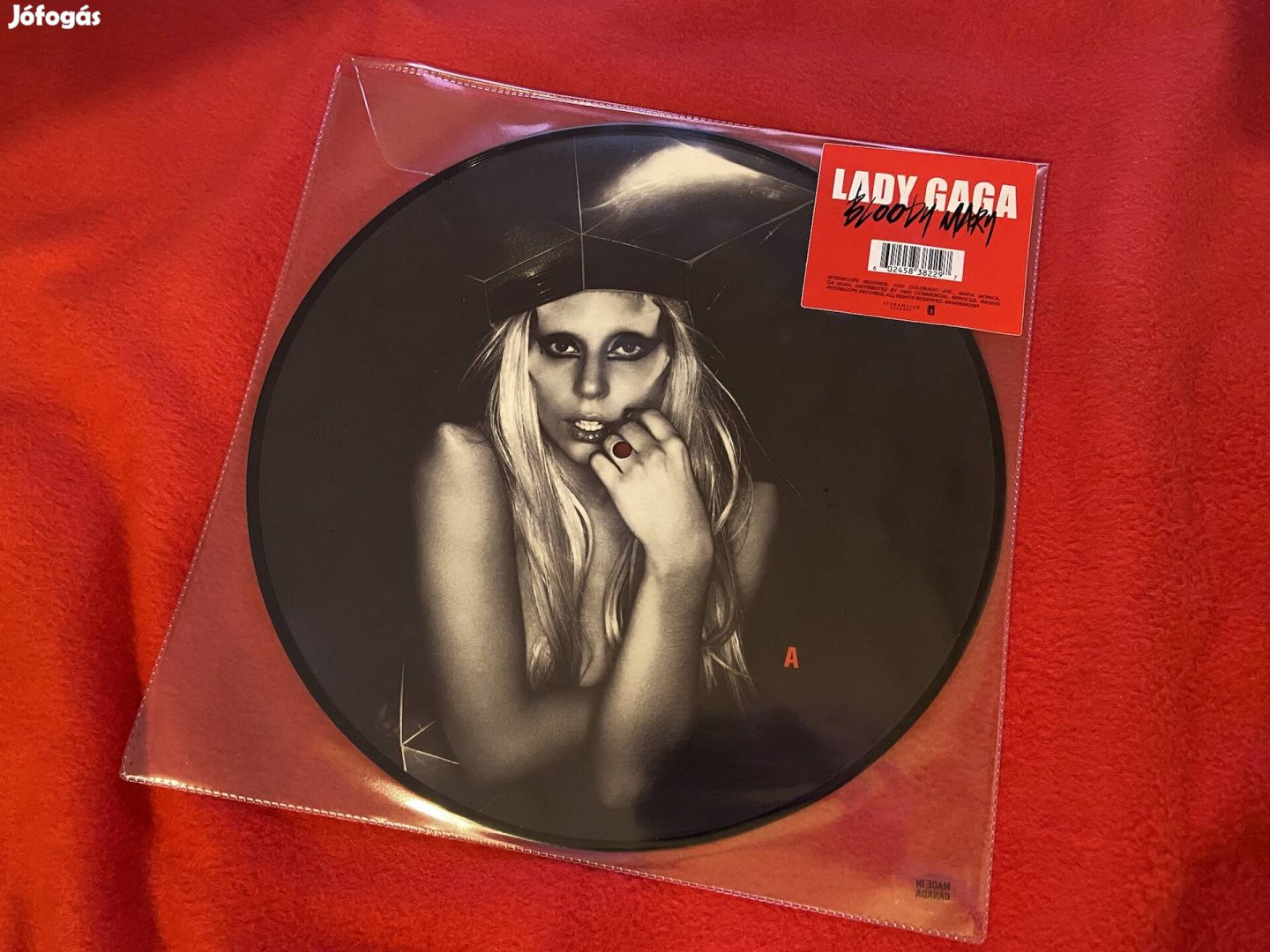 Lady Gaga - Bloody Mary bakelit vinyl 12" picture disc, US only