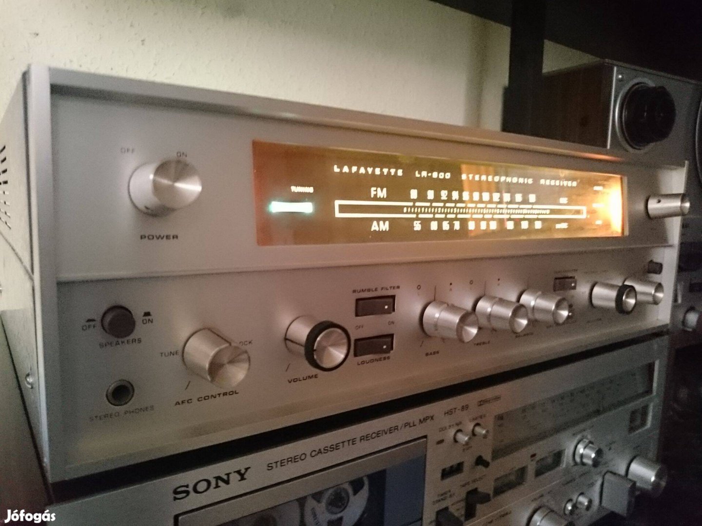 Lafayette LR-200 full csöves rádiós-erősítő receiver hifi gyönyörű!