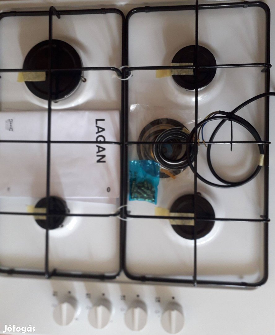 Lagan IKEA Gázfőzőlap, fehér, 59 cm Eladó