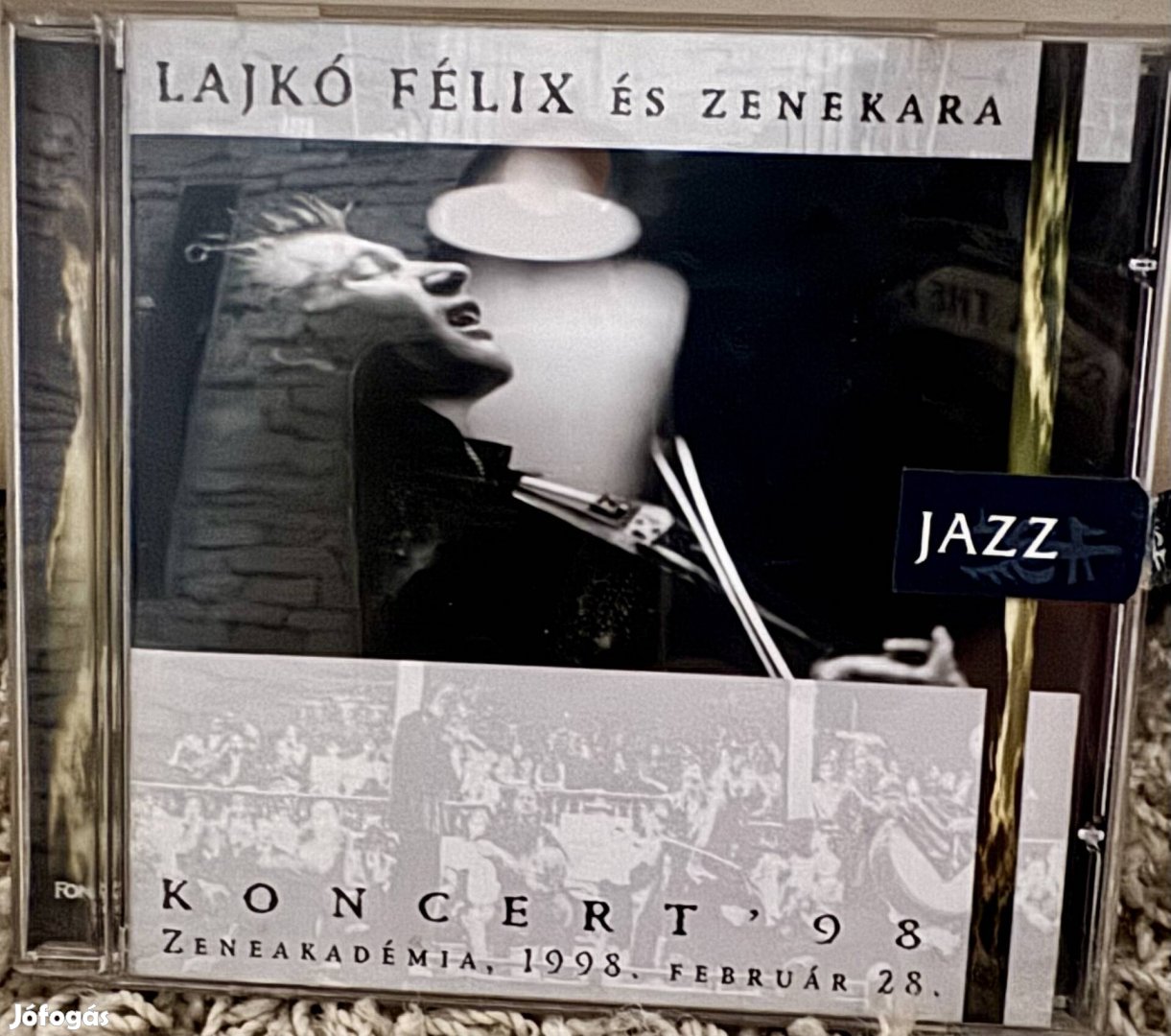 Lajkó Félix és zenekara koncert 1998 jazz cd lemez