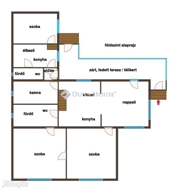 Lajosmizsén központi elhelyezkedésű kétrendbeli ház!