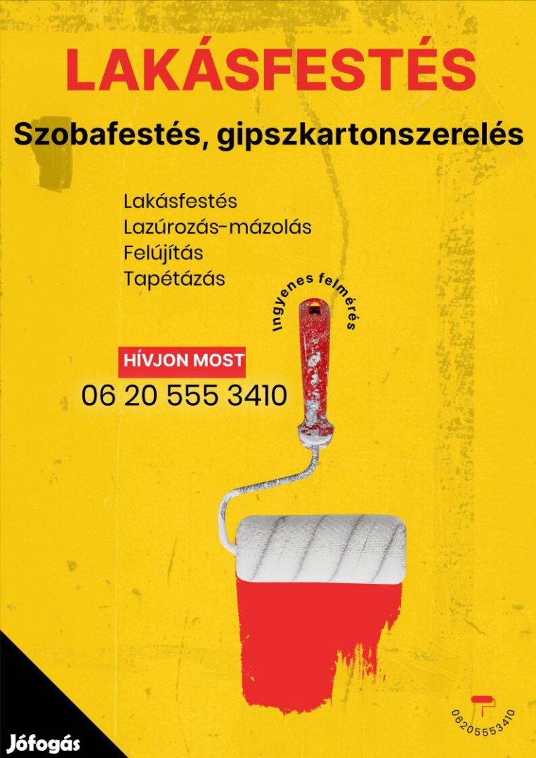 Lakásfestés, Szobafestés, Gipszkartonozás