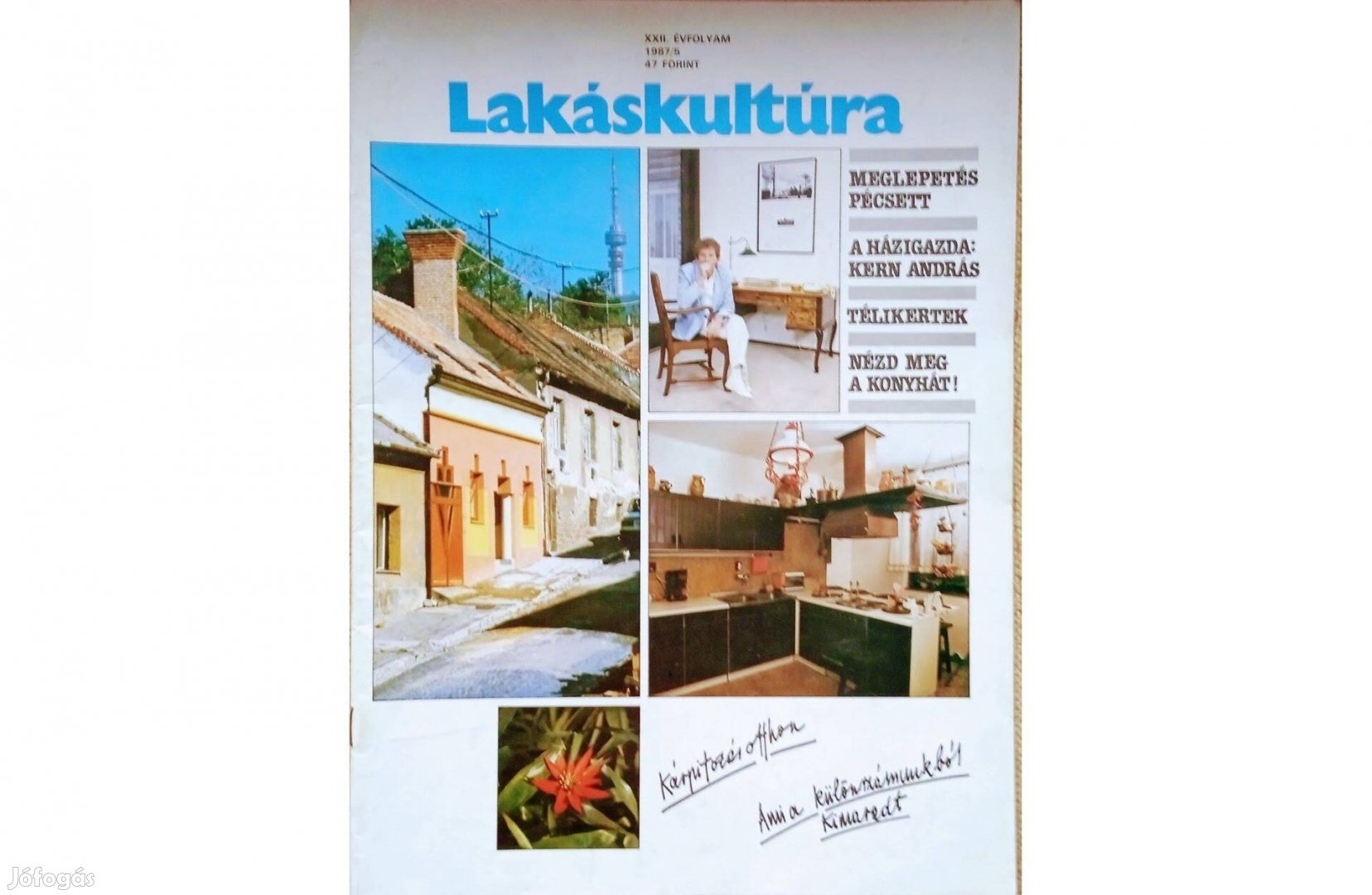 Lakáskultúra Magazin hét példánya a nyolcvanas évekből