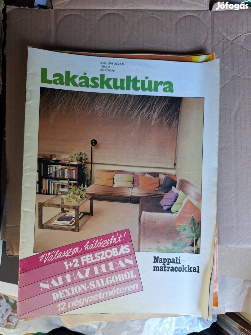 Lakáskultúra magazin 1982/2. Retro.Szülinapra, gyűjteménybe, stb