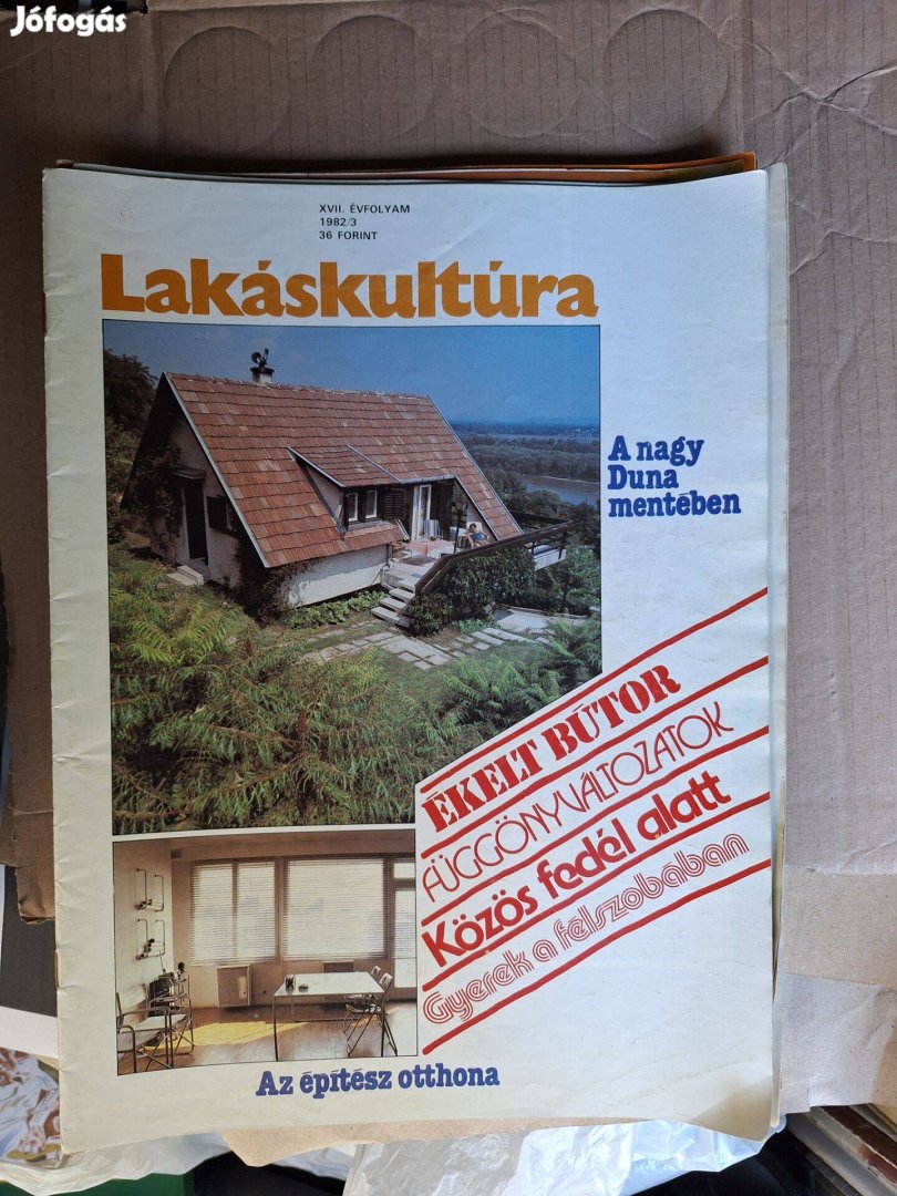 Lakáskultúra magazin 1982/3. Retro.Szülinapra, gyűjteménybe, stb