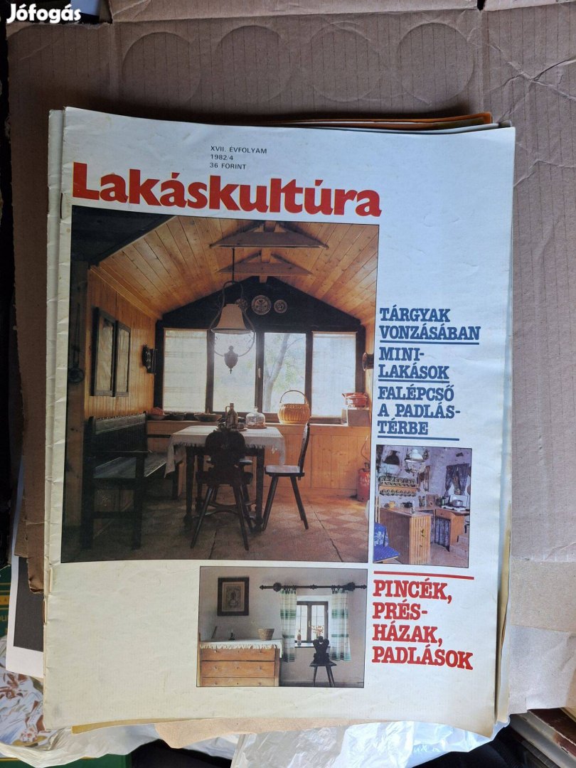 Lakáskultúra magazin 1982/4. Retro.Szülinapra, gyűjteménybe, stb