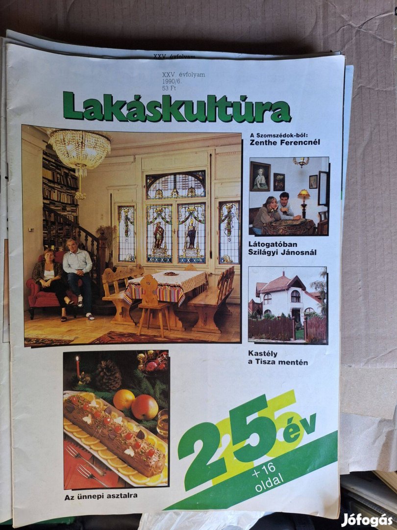 Lakáskultúra magazin 1990/6. Retro.Szülinapra, gyűjteménybe, stb