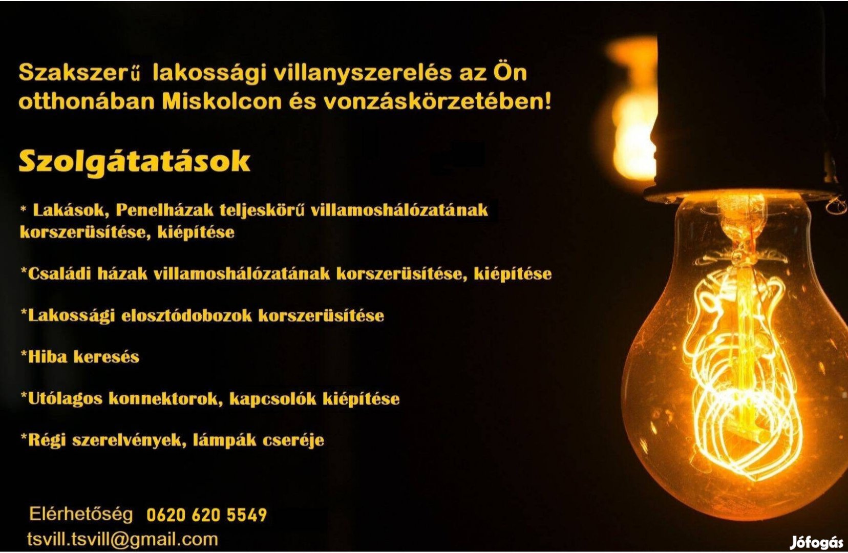 Lakások, házak villanyszerelése