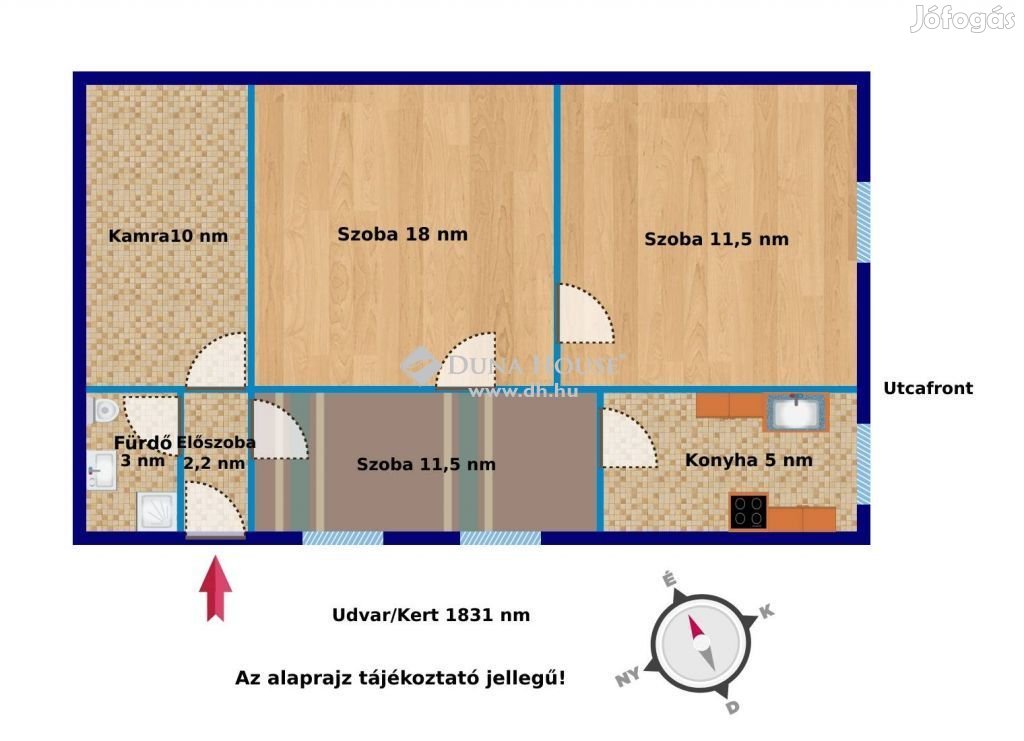 Lakható álapotban lévő nagy kertes ház ELADÓ.