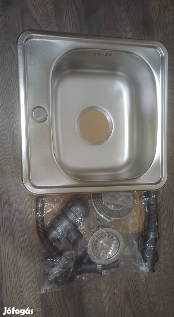 Lakóautóba mini rozsdamentes mosogató