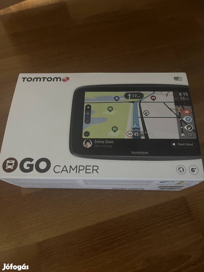 Lakóautós navigáció Tomtom Go camper