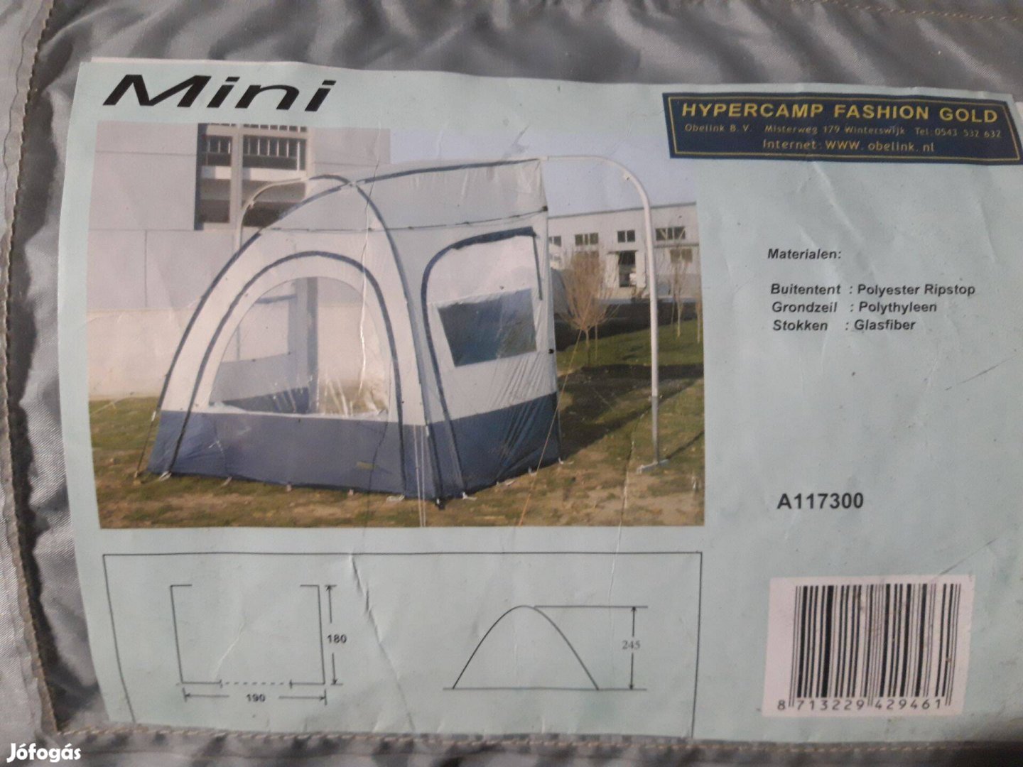 Lakókocsi előtető eladó