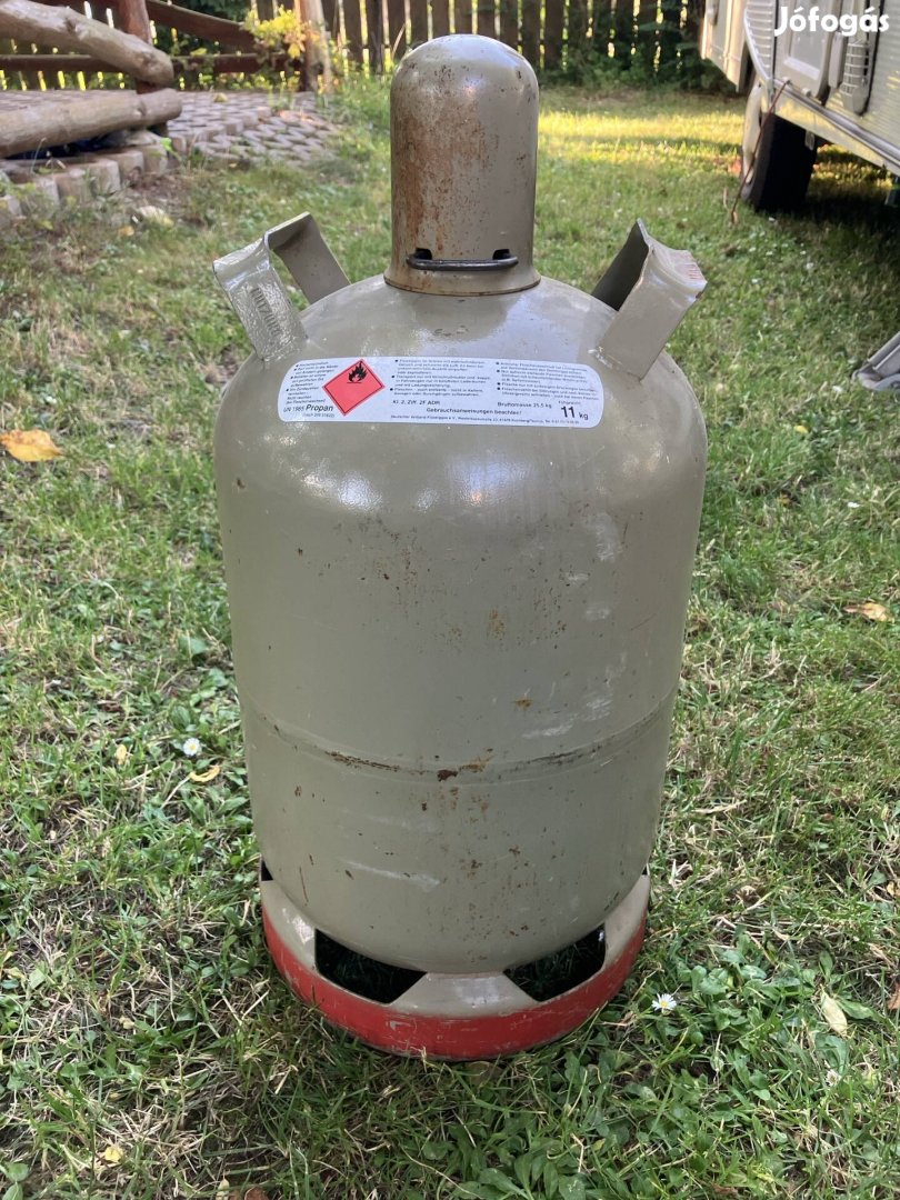 Lakókocsi gázpalack 11 kg lakóautó érvényes