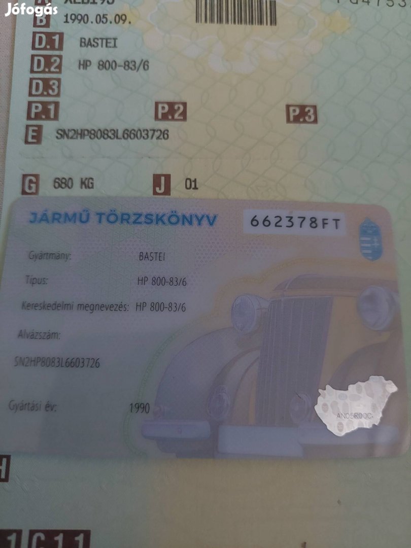 Lakókocsi magyar műszakival! Csak 680 kg!