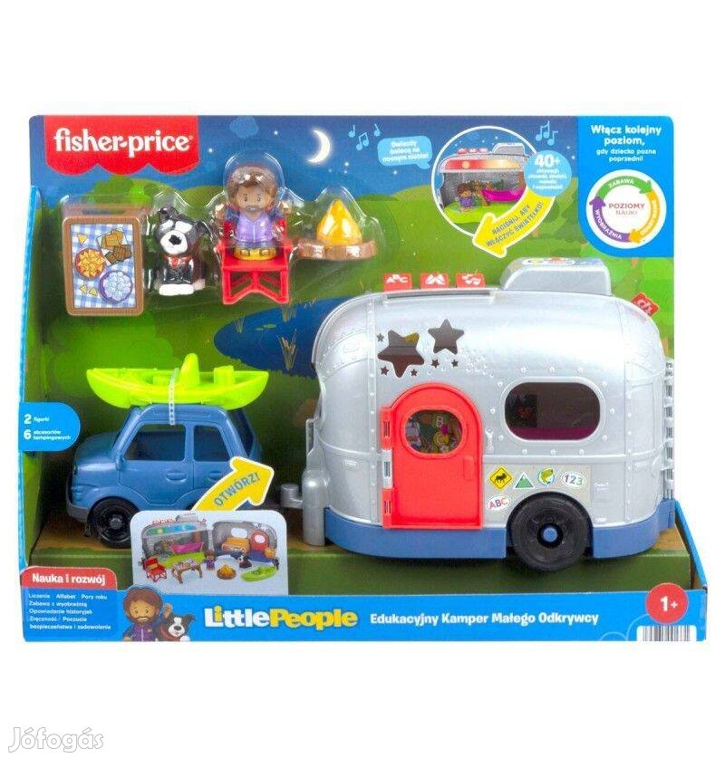 Lakókocsi oktatási játék, Fisher-Price, betűk, számok, évszakok, hango