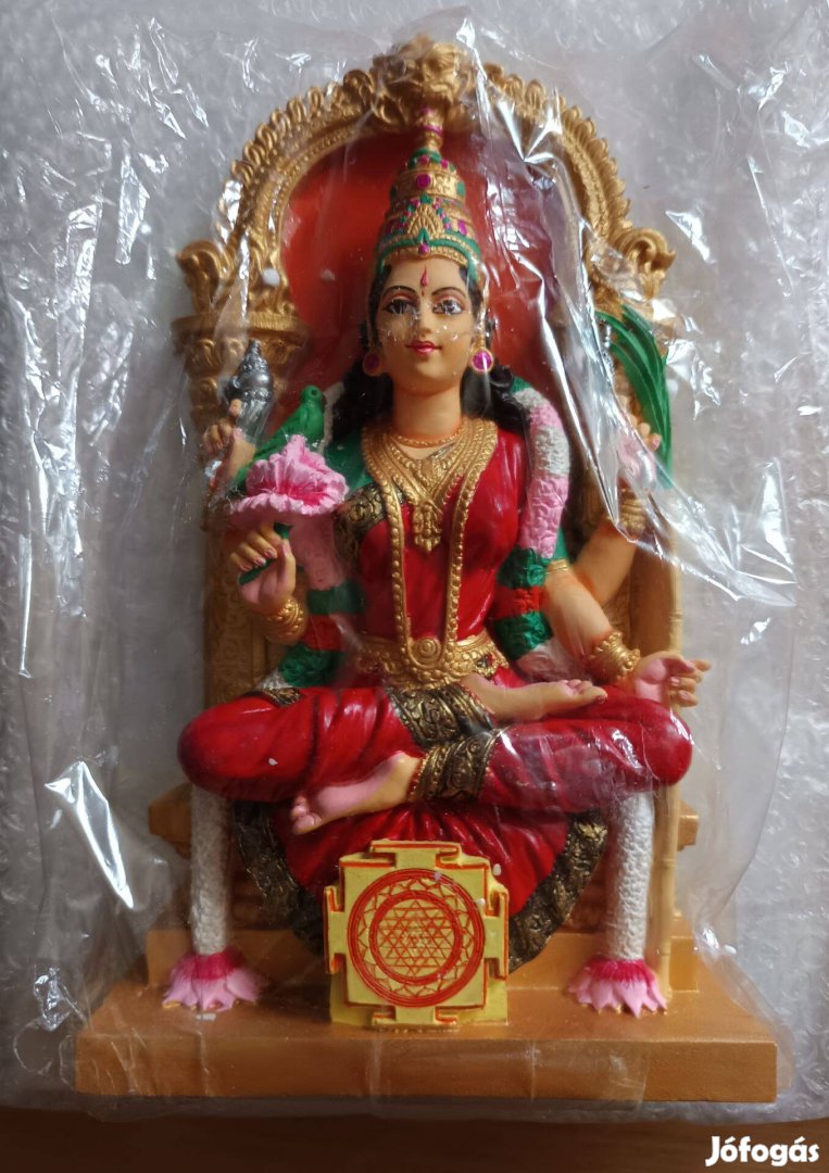 Lalitha Devi szobor, Gangesz agyagból, 24 cm, új